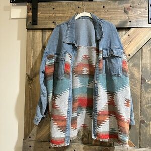 Western Fringe Shacket